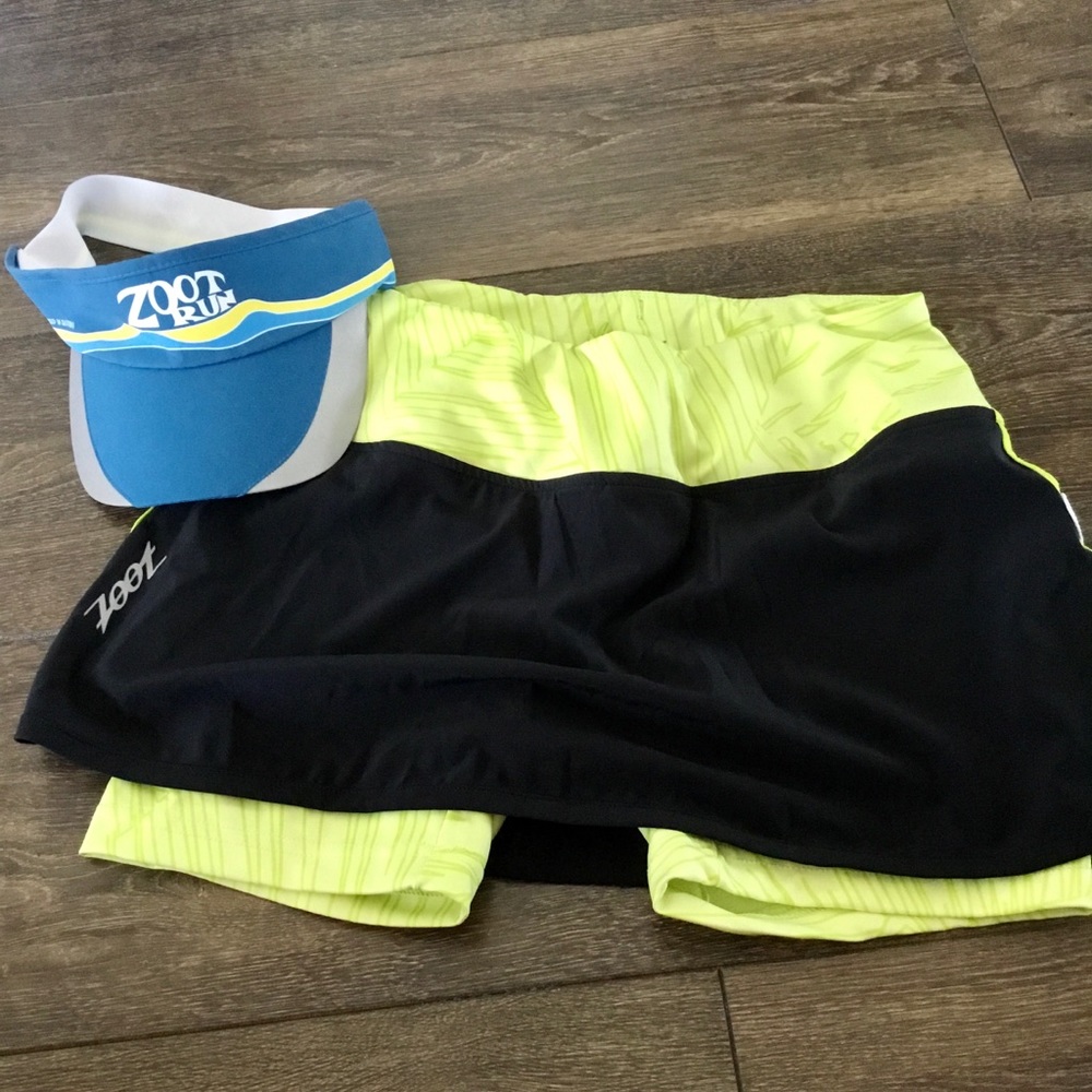 Skirt shorts skorts and visor bundle